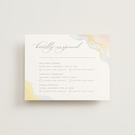 Multi-Event RSVP Cards