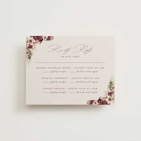 Multi-Event RSVP Cards