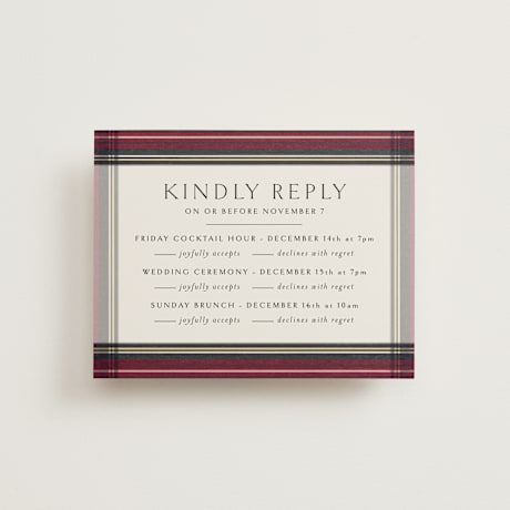 Multi-Event RSVP Cards