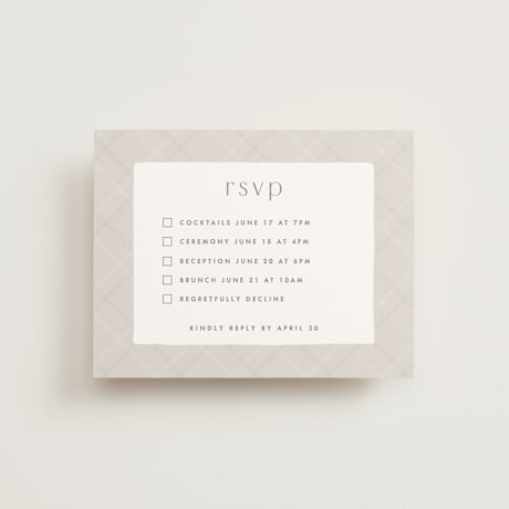 Multi-Event RSVP Cards