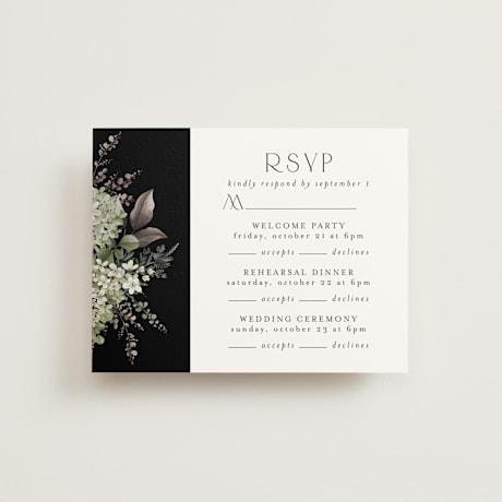 Multi-Event RSVP Cards