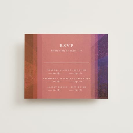 Multi-Event RSVP Cards