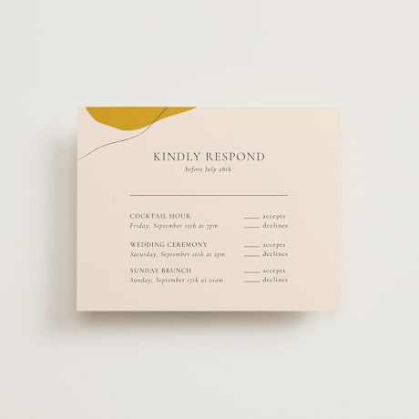 Multi-Event RSVP Cards