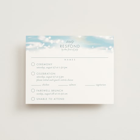 Multi-Event RSVP Cards