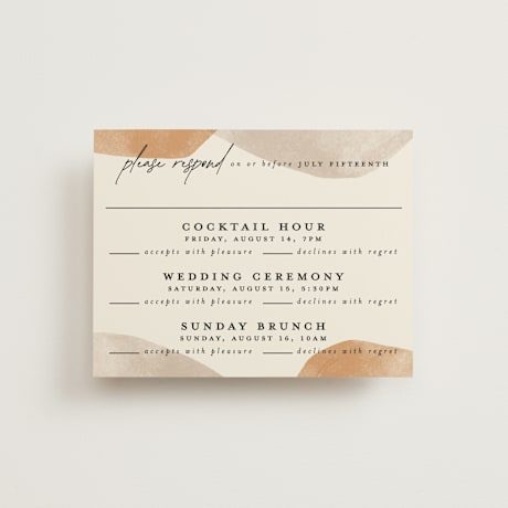 Multi-Event RSVP Cards