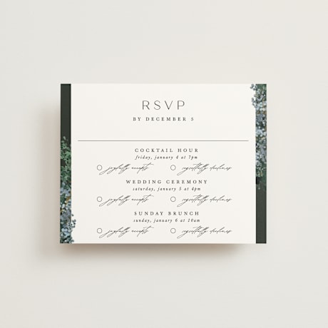 Multi-Event RSVP Cards
