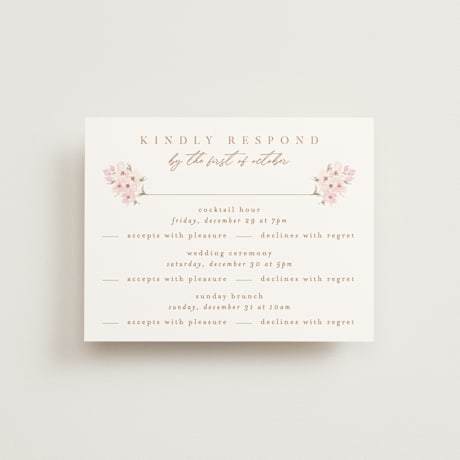 Multi-Event RSVP Cards