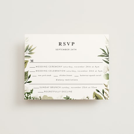 Multi-Event RSVP Cards