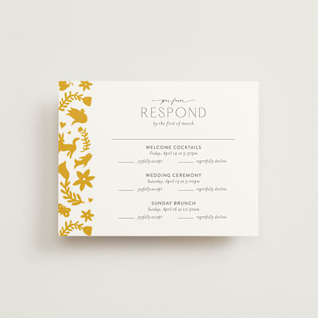 Multi-Event RSVP Cards