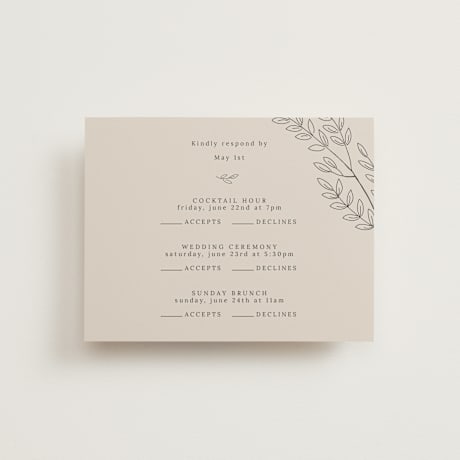 Multi-Event RSVP Cards