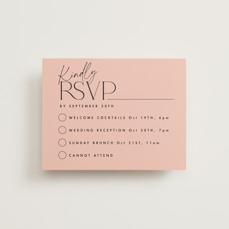 Multi-Event RSVP Cards