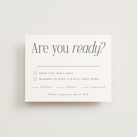 RSVP Cards