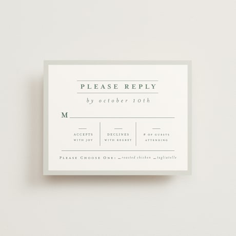 RSVP Cards