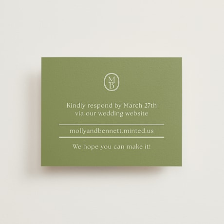 RSVP Online Enclosure Cards