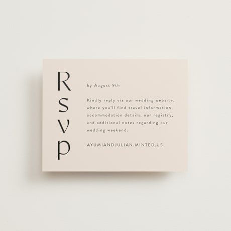 RSVP Online Enclosure Cards