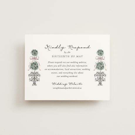 RSVP Online Enclosure Cards