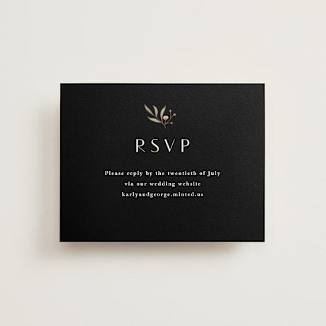 RSVP Online Enclosure Cards