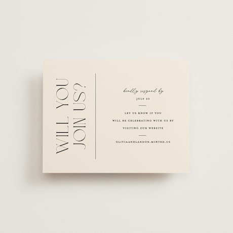 RSVP Online Enclosure Cards