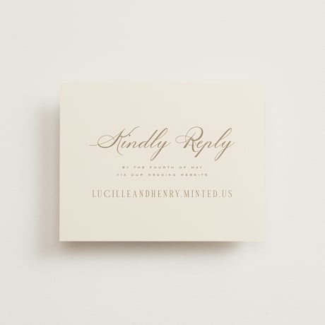RSVP Online Enclosure Cards