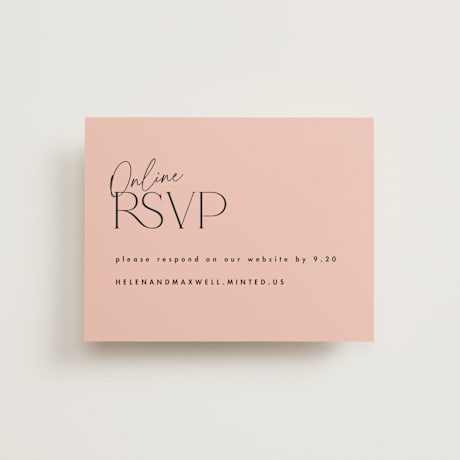 RSVP Online Enclosure Cards