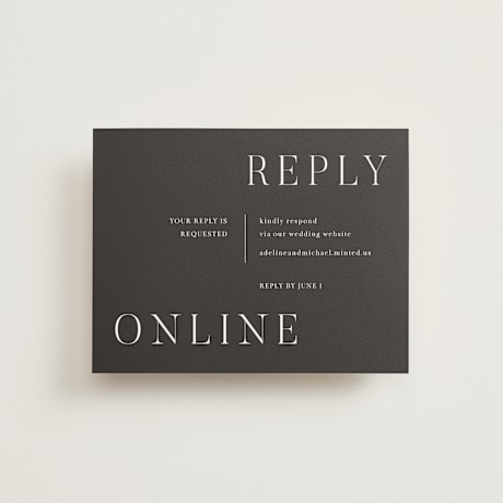 RSVP Online Enclosure Cards