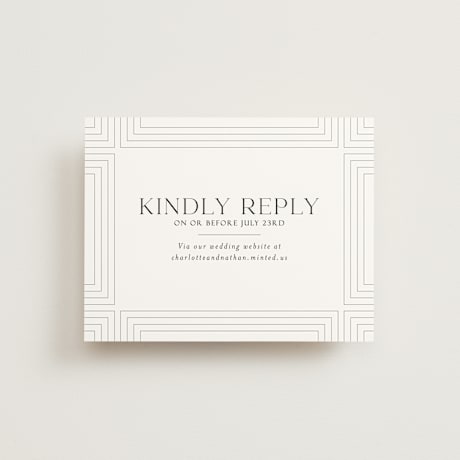 RSVP Online Enclosure Cards