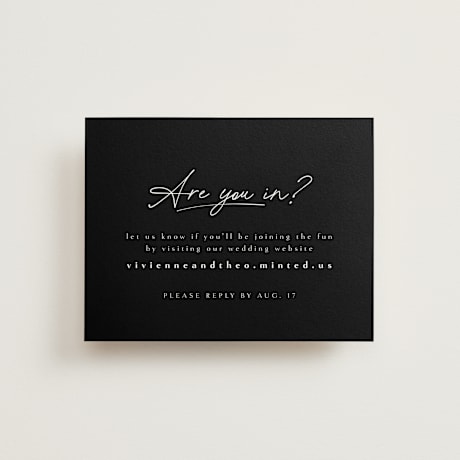 RSVP Online Enclosure Cards