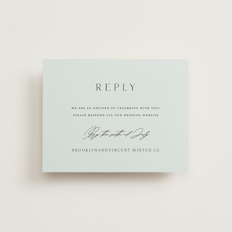 RSVP Online Enclosure Cards