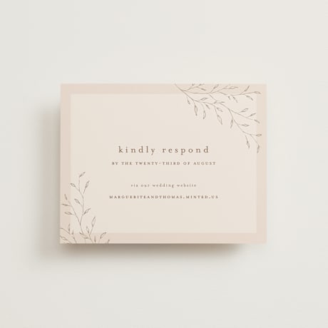 RSVP Online Enclosure Cards