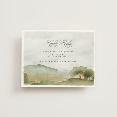 RSVP Online Enclosure Cards