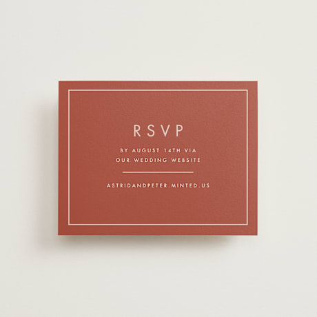 RSVP Online Enclosure Cards