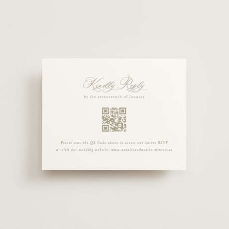 RSVP Online Enclosure Cards