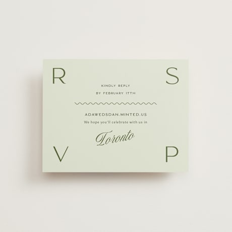 RSVP Online Enclosure Cards