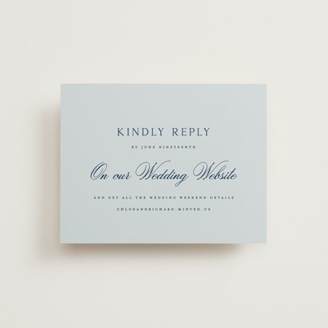 RSVP Online Enclosure Cards