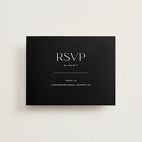 RSVP Online Enclosure Cards