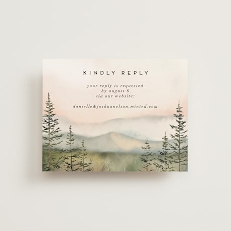 RSVP Online Enclosure Cards