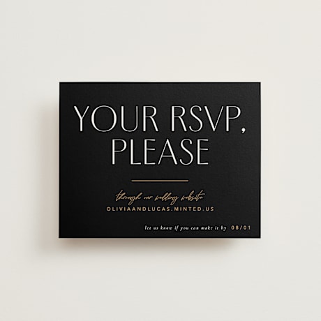 RSVP Online Enclosure Cards