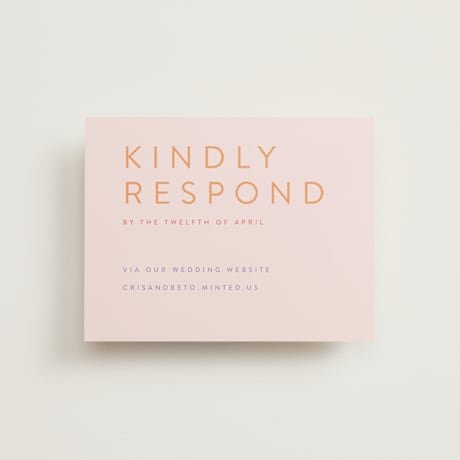 RSVP Online Enclosure Cards