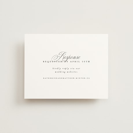 RSVP Online Enclosure Cards