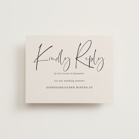 RSVP Online Enclosure Cards