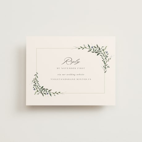 RSVP Online Enclosure Cards