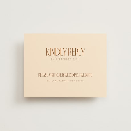 RSVP Online Enclosure Cards