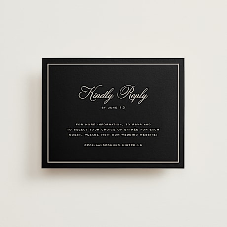 RSVP Online Enclosure Cards