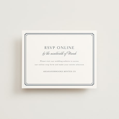 RSVP Online Enclosure Cards