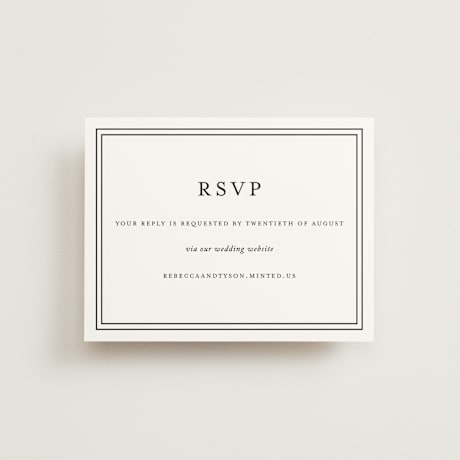 RSVP Online Enclosure Cards