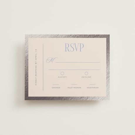 Foil-Pressed RSVP Cards