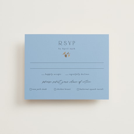 Foil-Pressed RSVP Cards