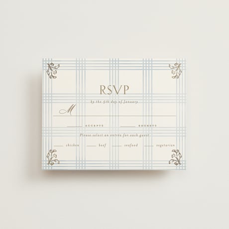 Foil-Pressed RSVP Cards