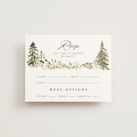 Foil-Pressed RSVP Cards