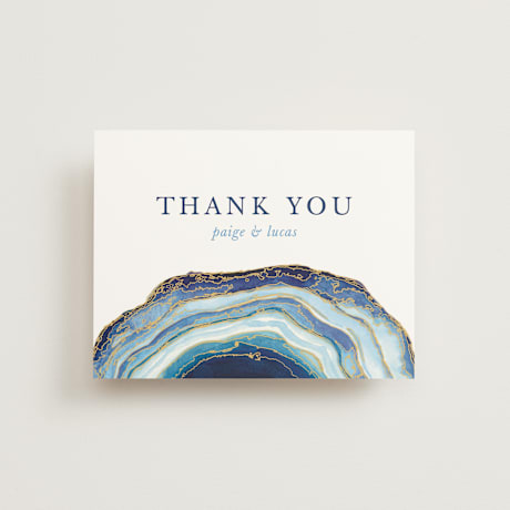 Flat Wedding Thank You Cards